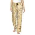 thumbnail image 1 of Kll Womens World Map Print Pajama Pants Soft Pajama Bottoms For Women Cozy Lounge Pants, 1 of 9