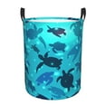 thumbnail image 1 of Kll World Turtle Day Waterproof Foldable Laundry Hamper Bucket With Handles For Storage Bin,Kids Room,Home Organizer (Medium), 1 of 8