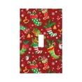 thumbnail image 1 of Kll X-Mas And New Year Wall Plate,Gloss Finish,Standard Size 1 - 5" X 3", Polycarbonate Thermoplastic,Electric Receptacle Plug Covers, 1 of 8