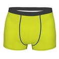 thumbnail image 1 of Kll Yellow Men'S Cotton Boxer Briefs Underwear-Large, 1 of 7