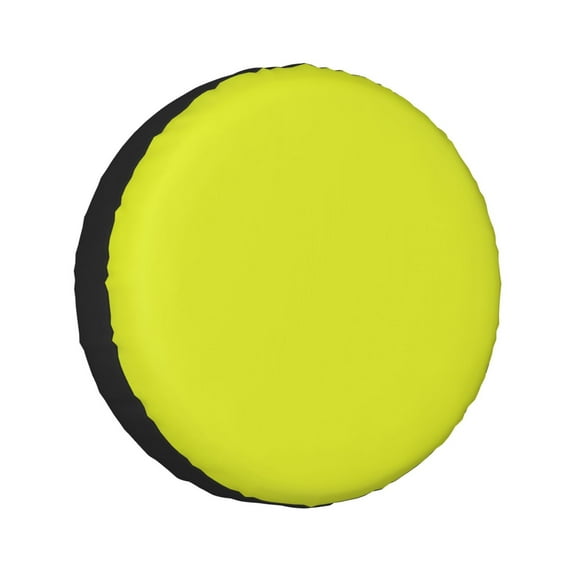Kll Yellow Tire Cover,Universal Wheel Tire Cover For Trailer, Rv, Suv, Truck,Camper And Many Vehicle,(15 Inch)