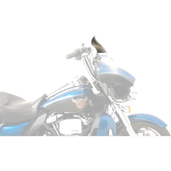 Klock Werks Flare 6.5" Black Windshield (KWW-01-0200)