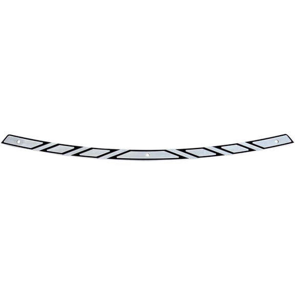 Klock Werks KWW-01-0359 Aztec Flare Series Windshield Trim - Black Contrast