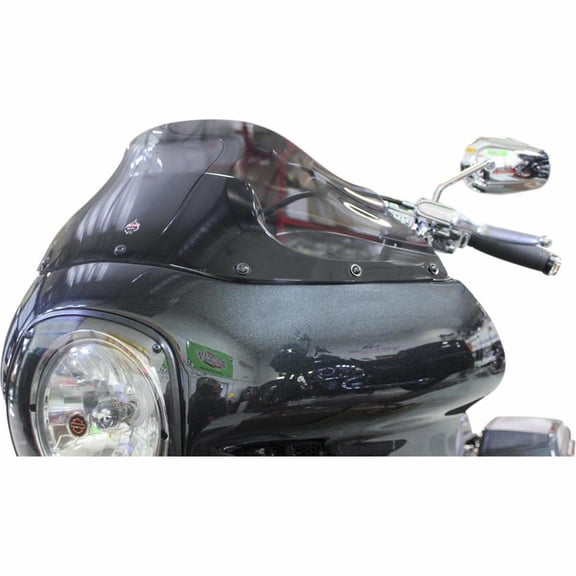 Klock Werks KWW-02-0500 9in. Flare Windshield for FXRP - Dark Smoke (Tinted)
