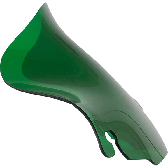 Klock Werks Kolor Flare 6.5" Green Windshield (KWW-01-0698)