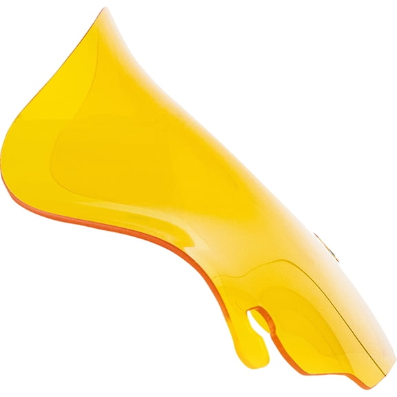 Klock Werks Kolor Flare 6.5" Yellow Windshield (KWW-01-0696)