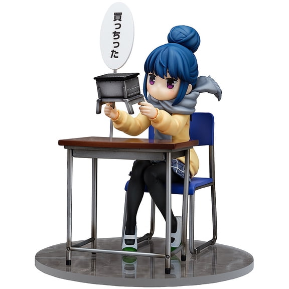 Klockworx Laid-Back Camp: Rin Shima Look What I Bought Ver 1/7 Scale Figure