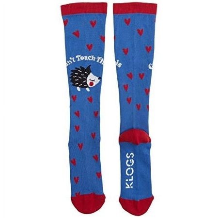 Klogs Footwear Compression Socks HEDGEHOG - BLU/RED