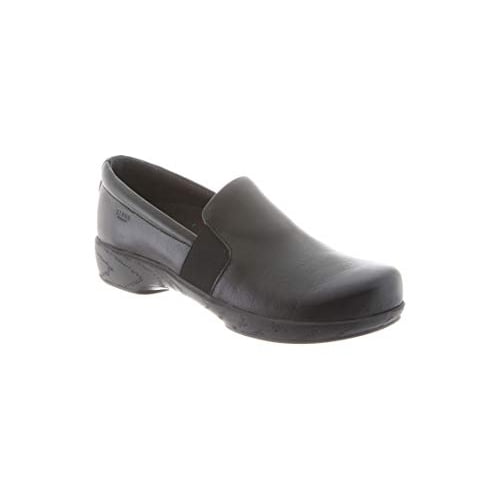 Klogs Footwear Women's Maven Closed-Back Clog  BLACK FULL GRAIN