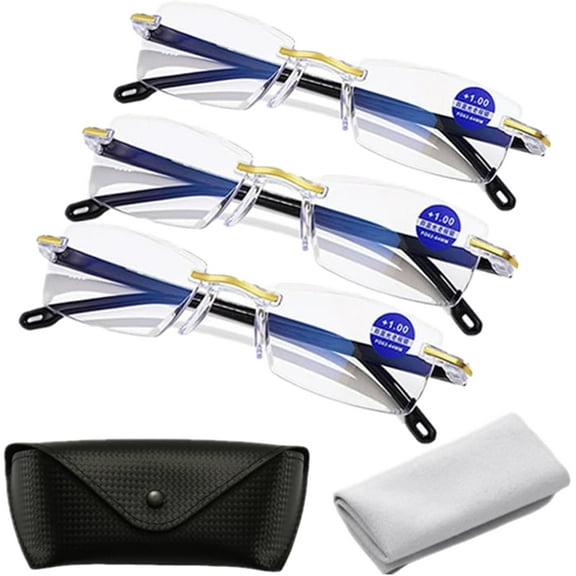 Kloiadka Auto Focus Glasses,Kloiadka Automatic Zoom Adjustable Anti-Blue Reading Glasses for Women Men