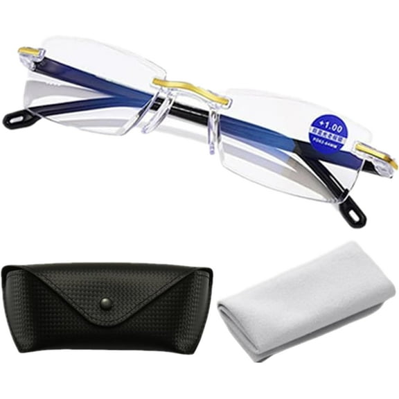 Kloiadka Auto Focus Glasses,Kloiadka Automatic Zoom Adjustable Anti-Blue Reading Glasses for Women Men