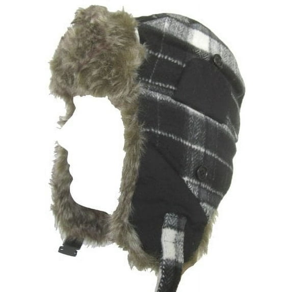 Klondike Sterling Black Plaid Trooper (Medium)