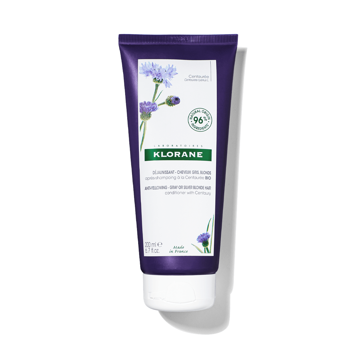 Klorane Conditioner With Organic Centaury (Anti Yellowing Gray Blonde Hair) 200ml/6.7oz