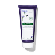 Klorane Plant-Based Purple Conditioner with Centaury - Brightens Blonde, Gray or White Hair - Neutralizes Unwanted Yellow and Copper Tones, 6.7 fl oz