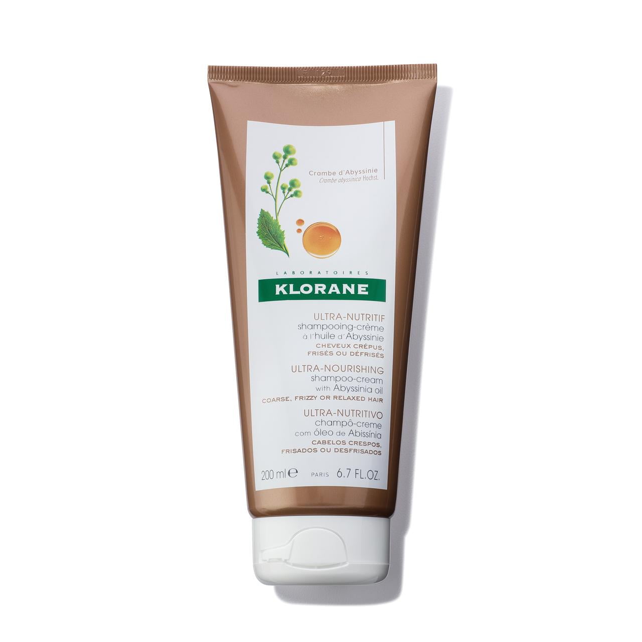 Klorane ShampooCream with Abyssinia Oil, 6.7 Oz