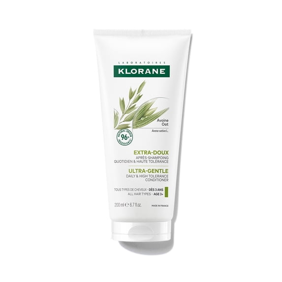 Klorane Ultra-Gentle Conditioner with Oat Milk - Softens, Hydrates & Detangles Hair - Suitable for the Entire Family, 6.7 fl oz