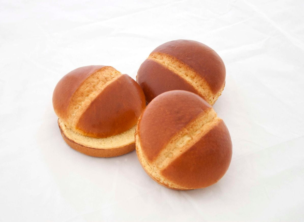Klosterman 4" Split Top Brioche Bun 96Count (PACK OF 1)