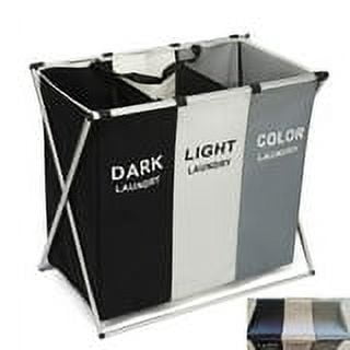 Klotel 3 in 1 laundry basket (Dark, Light, & color)