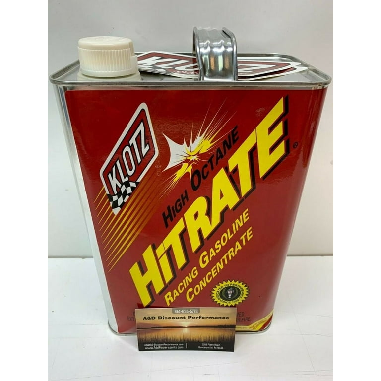 Klotz KL-451; Hitrate Racing Gasoline Concentrate 1Gal - Walmart.com