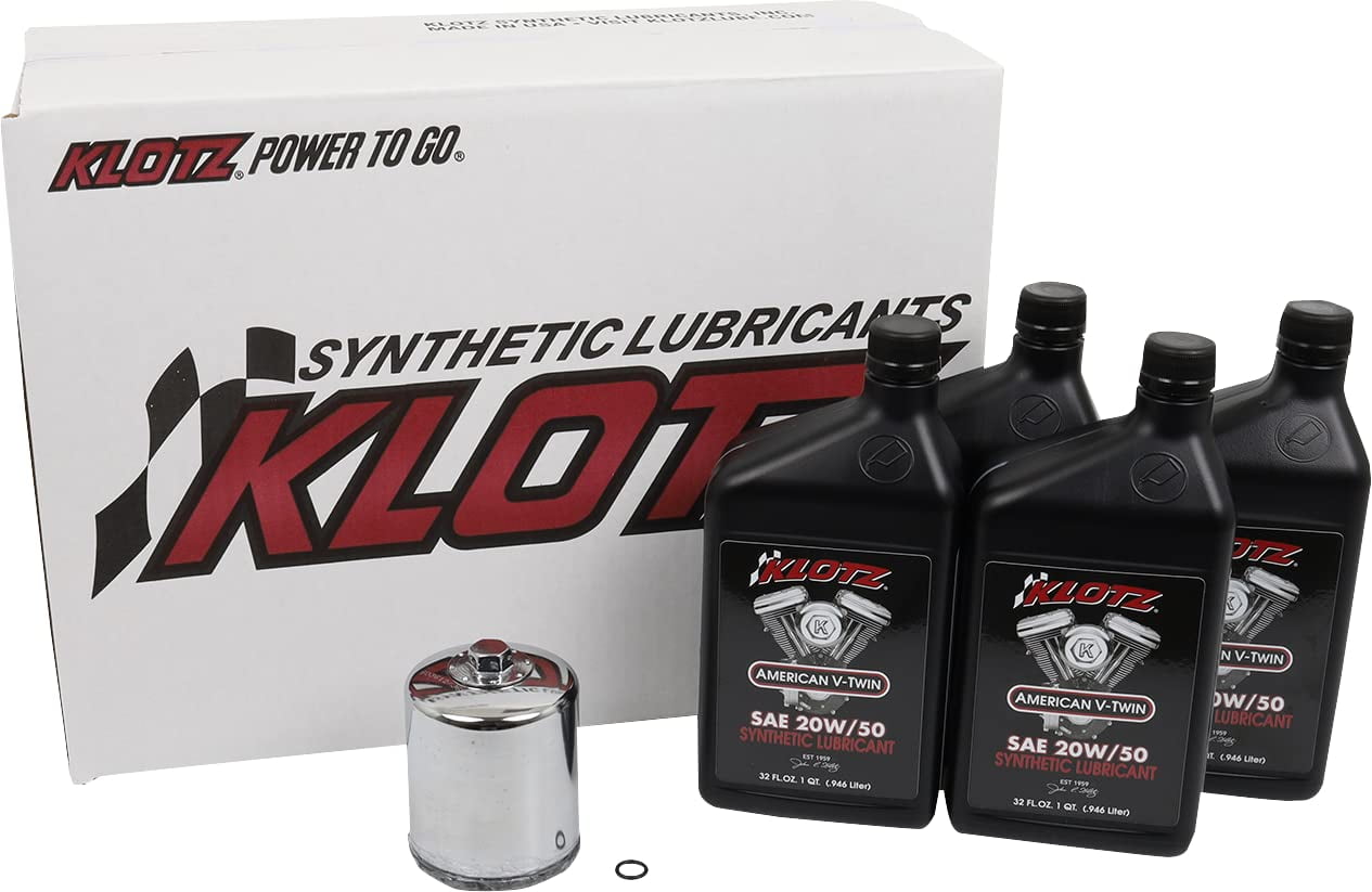 Klotz Lubricants KH-105 Basic Oil Change Kit - 20W/50 - 4qt.