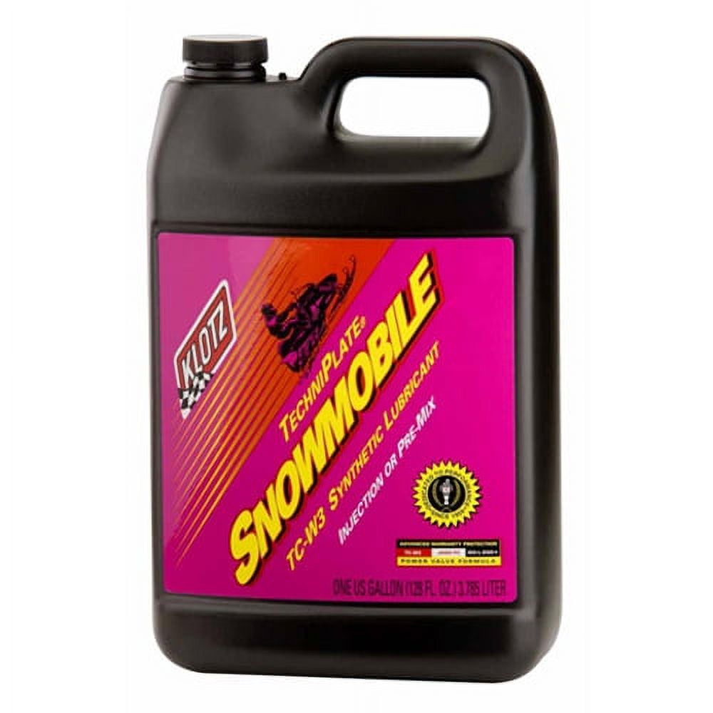 Klotz Snowmobile TechniPlate Synthetic Premix/Injector Oil for 2-Stroke Engines  1 Gallon KL-216