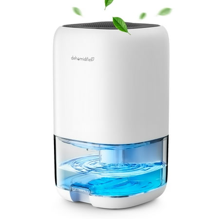 Kloudic 1 L Portable and Quiet Dehumidifiers 260 Sq Ft White CS01