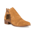 thumbnail image 1 of Klub Nico Women's Beau Scalloped Boots-Cognac Cut out Ankle Western Booties, 1 of 6