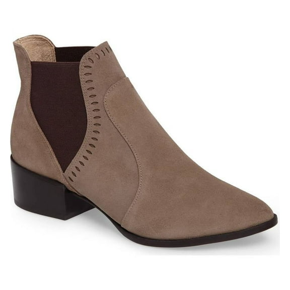 Klub Nico Zafira Chelsea Booties Gore Side Oxford Chelsea Ankle Boot (9, Taupe)