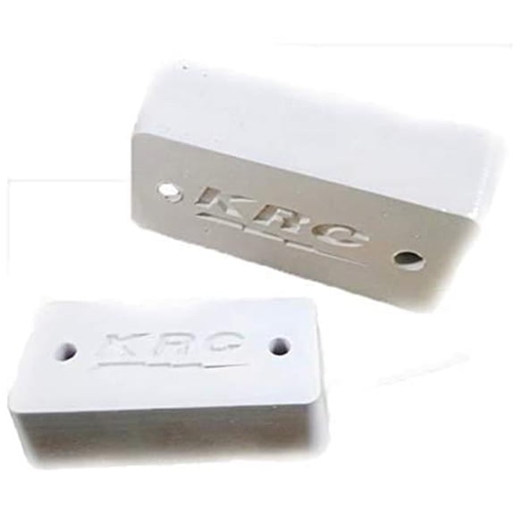 Kluhsman Racing Products KLU1021 25 lbs Ballast Pre-Drilled - White
