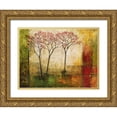 thumbnail image 1 of Klung, Mike 24x19 Gold Ornate Wood Framed with Double Matting Museum Art Print Titled - Morning Luster II, 1 of 4