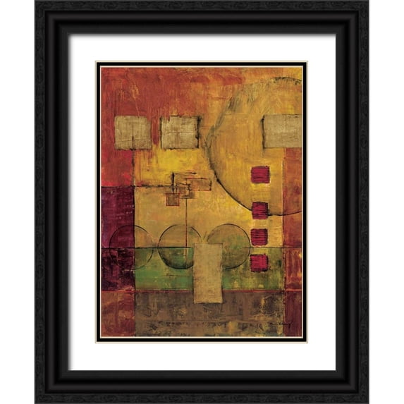 Klung, Mike 25x32 Black Ornate Wood Framed with Double Matting Museum Art Print Titled - Journey I