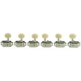 thumbnail image 1 of Kluson KD-3-GPN/A Kluson Tuners (Deluxe Series) w/ Oval Buttons (L3+R3) Single-Line - Fits Gibson® (Nickel), 1 of 2