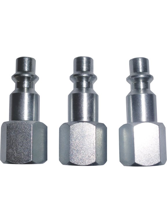 1/4in. Female Air Plugs, 3-Pk., M-Style