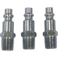 thumbnail image 1 of Klutch 1/4in. Male Air Plugs, 3-Pk., M-Style, 1 of 3