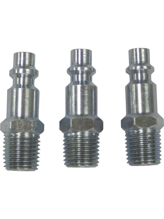 1/4in. Male Air Plugs, 3-Pk., M-Style