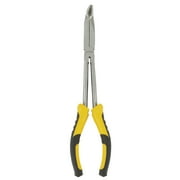 Klutch 11in., 90  Bent Nose Pliers, 2.17in. Jaw Capacity, Alloy Steel