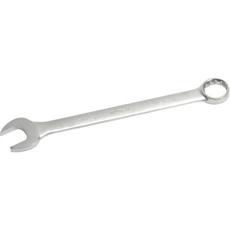 Klutch 2 1/8in. Jumbo Combination Wrench, Satin Finish