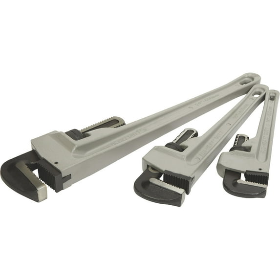 Klutch 3-Pc. Aluminum Pipe Wrench Set