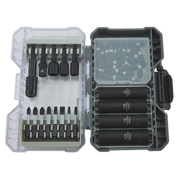 Klutch 42-Pc. Impact Driver Socket/Bit Set