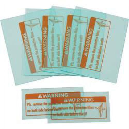 Klutch 48744 Replacement Welding Helmet Cover Lens Kit 6 Piece, Fits