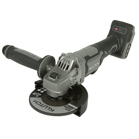 Klutch 4-1/2in./5in. Angle Grinder, KLiQ 20V, Paddle Switch, 8500 RPM, Brushless, Cordless, Bare Tool