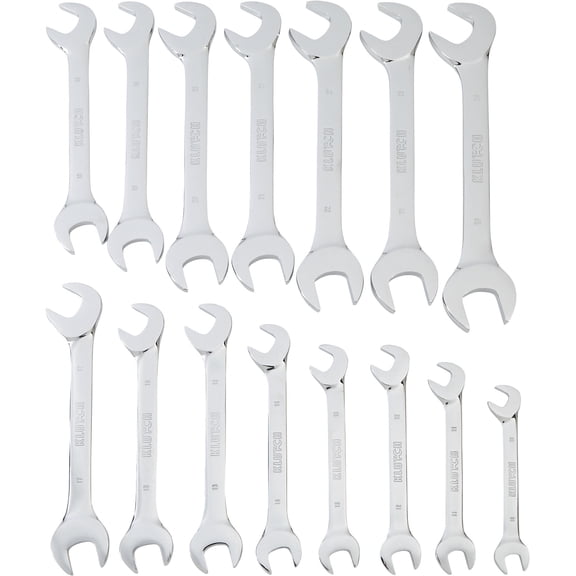 Klutch Angle Wrench Set, 15-Pc., Metric
