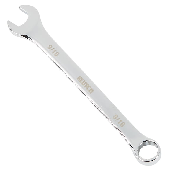 Klutch Combination Wrench, 9/16in. x 6.57in.