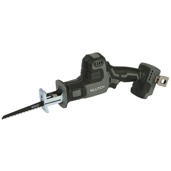 Klutch 3/4in. Compact Reciprocating Saw, KLiQ 20V, 3000 SPM, Brushless, Cordless, Bare Tool