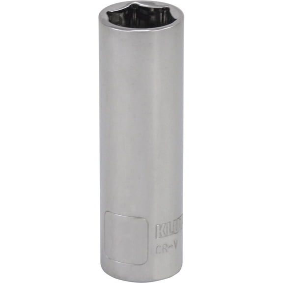 Klutch Deep Socket, SAE, 3/8in., 3/8in.-Drive, 6-Pt.