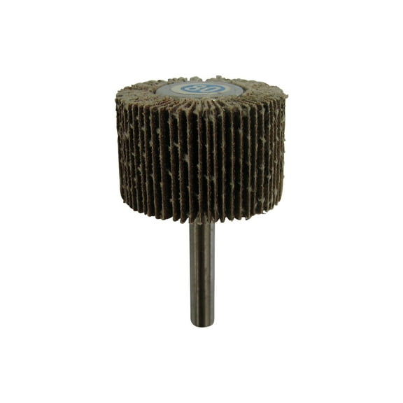 Klutch Flap Wheel, 120 Grit, 1in. x 1in., 1/4in. Hex Shaft