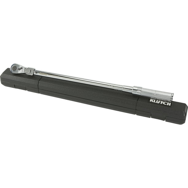 Klutch Flex Head Torque Wrench, 1/2in.-Drive - Walmart Business Supplies
