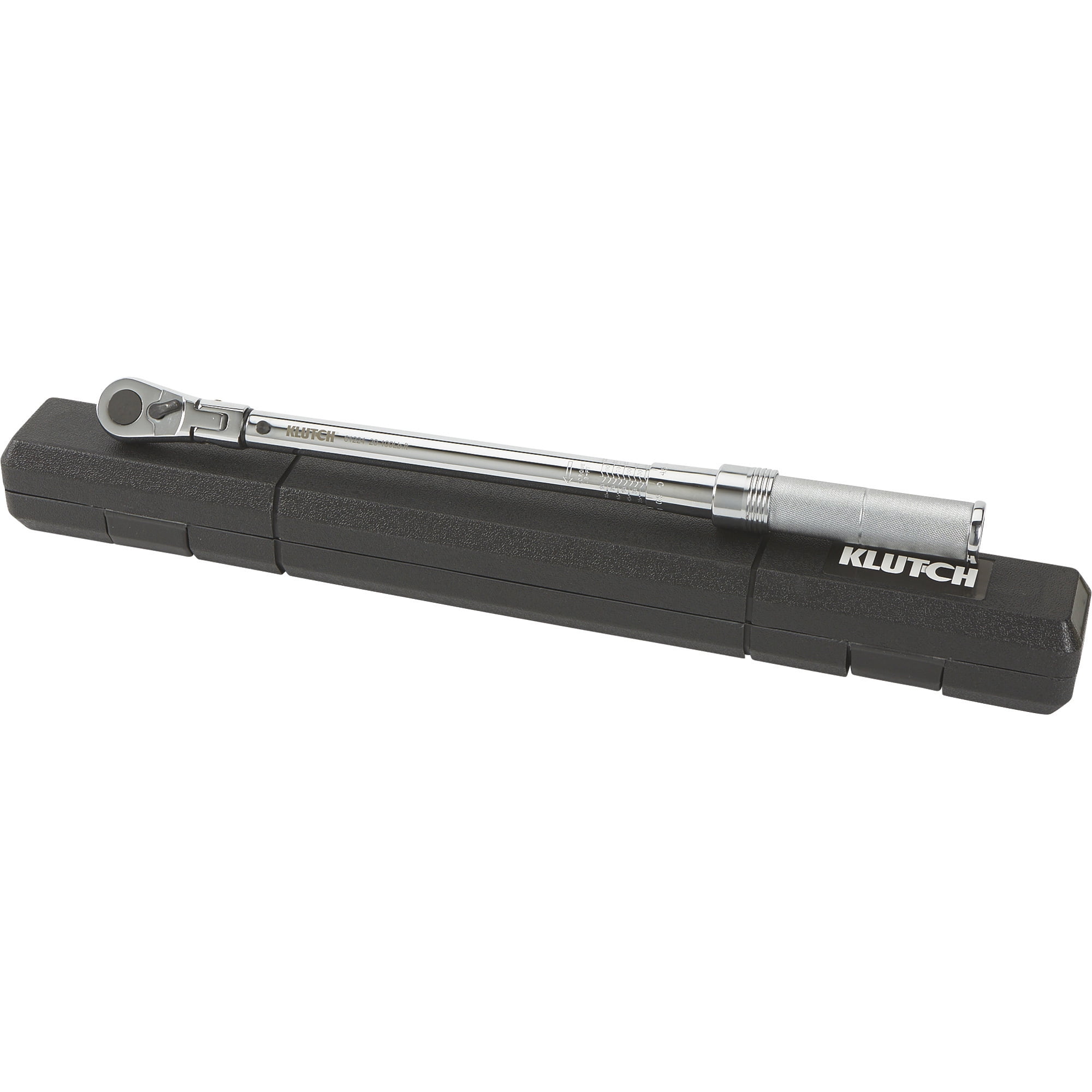 Klutch Flex Head Torque Wrench, 3/8in.-Drive