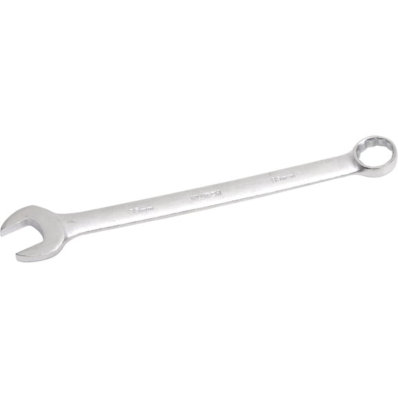 Klutch Full Polish Combination Wrench, Metric, 35mm
