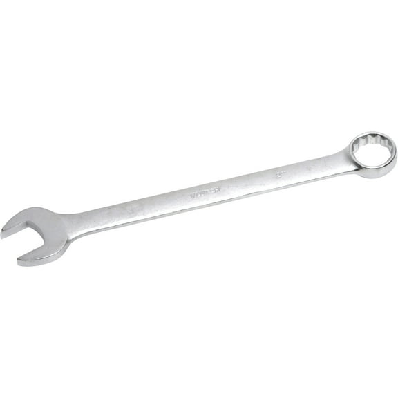 Klutch Full Polish Combination Wrench, SAE, 2in.